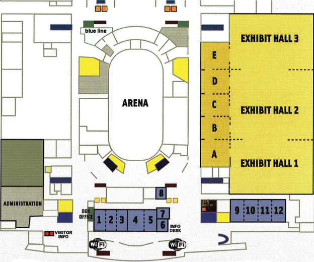 ISHM Exhibit Hall Layout